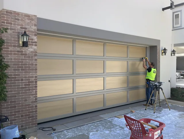 Garage door replacement service by Bell Garage Door Repair in Bell