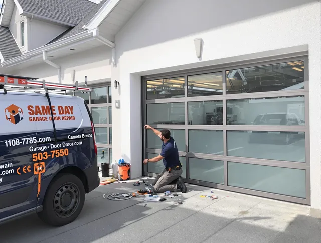 Same-day garage door repair service by Bell Garage Door Repair in Bell