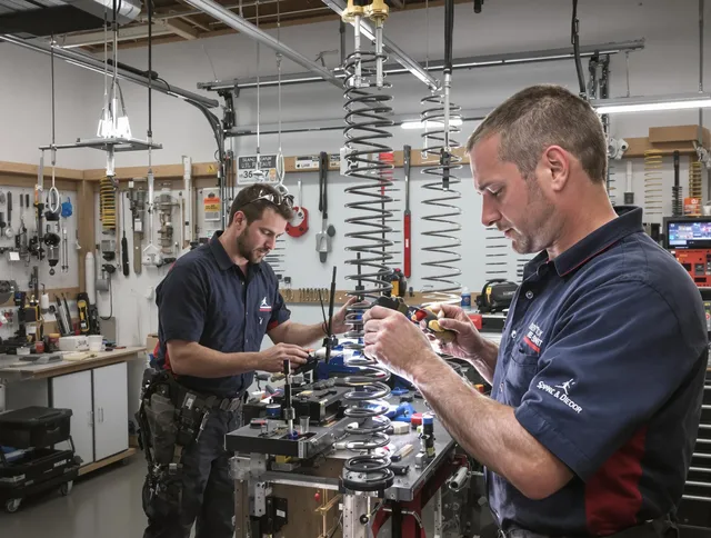 Garage door spring repair service by Bell Garage Door Repair in Bell